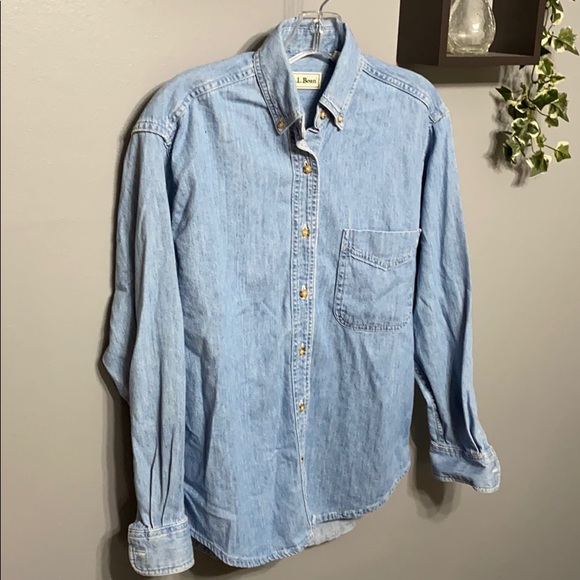 L.L. Bean Tops - 5 for $35 Vintage L.L. Bean Pocket Jean Shirt sz S